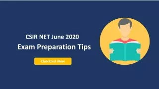 CSIR NET June 2020 Exam Preparation Guide