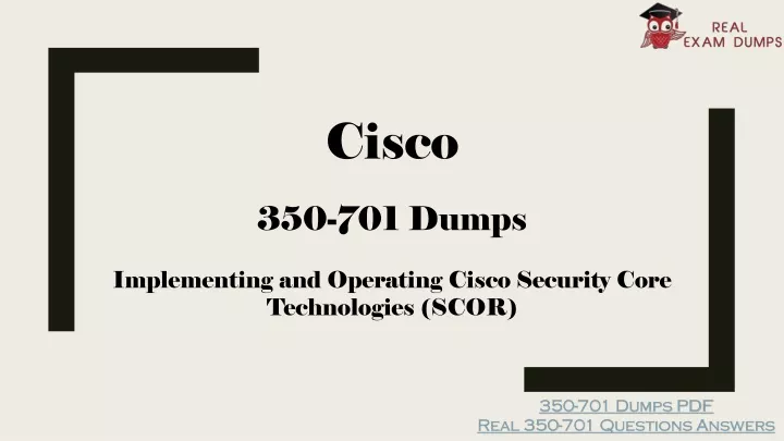 cisco 350 701 dumps implementing and operating