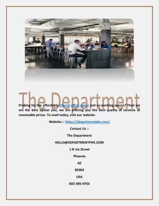 probing for the affordable shared office space