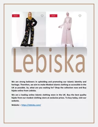 islamic clothing store online_lebiska.com