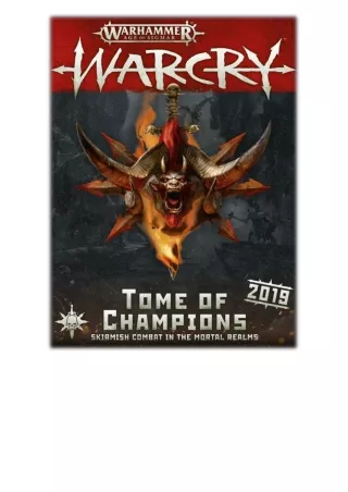 [PDF] Warcry: Tome Of Champions By Games Workshop Free Download