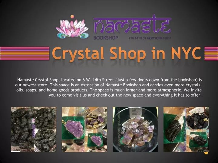 crystal shop in nyc