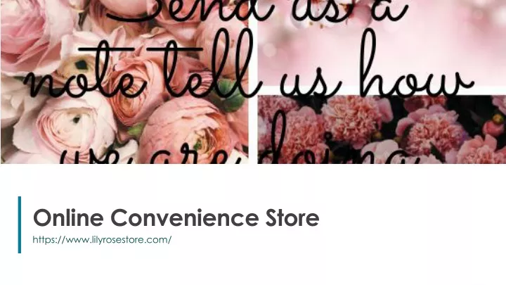 online convenience store