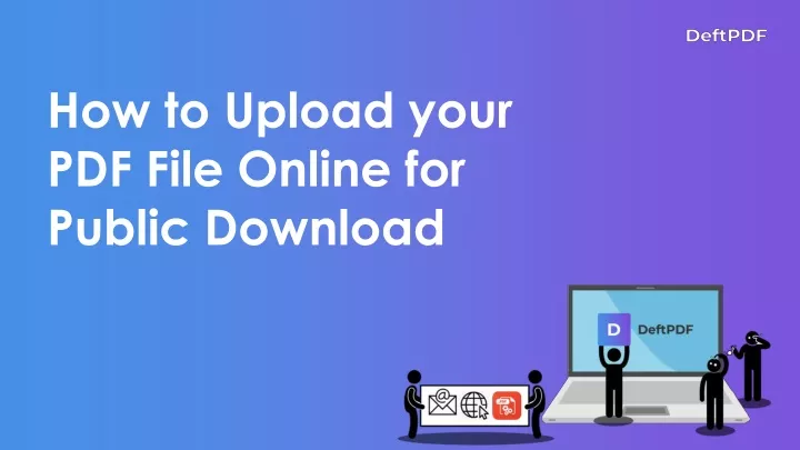 how to upload your pdf file online for public download