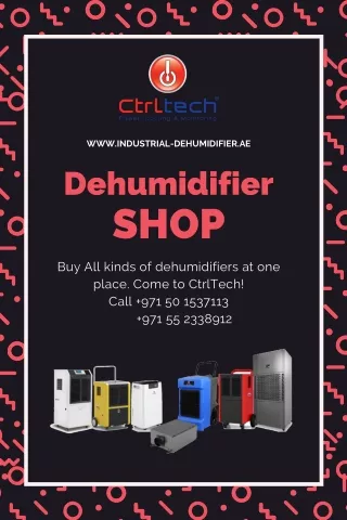Buy a dehumidifier for home, industrial & swimming pool applications.
