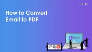 how to convert email to pdf