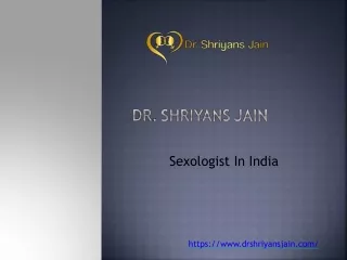 Sexologist In India