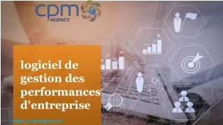 Logiciel de gestion des performances d'entreprise - CPM Agency