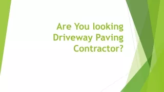 Professional  Asphalt Paving Contractor