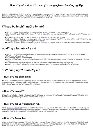 nu i c y m khoa h c quan y u trong nghi