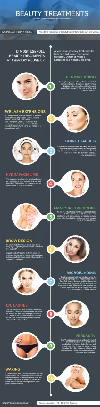 10 Most Useful Beauty Treatments