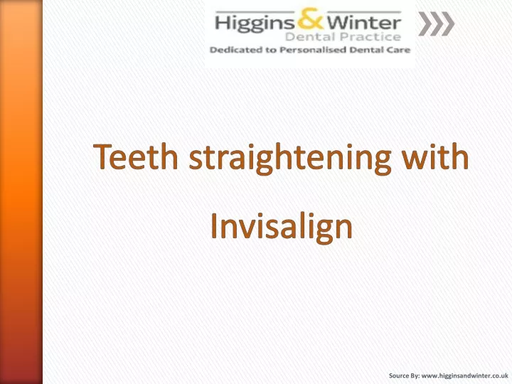 teeth straightening with invisalign