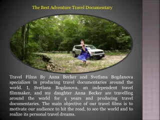 The Best Adventure Travel Documentary