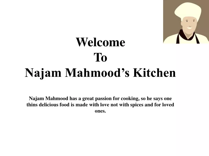 welcome to najam mahmood s kitchen najam mahmood