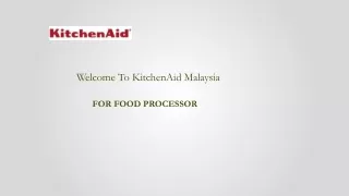 KitchenAid Food Processor