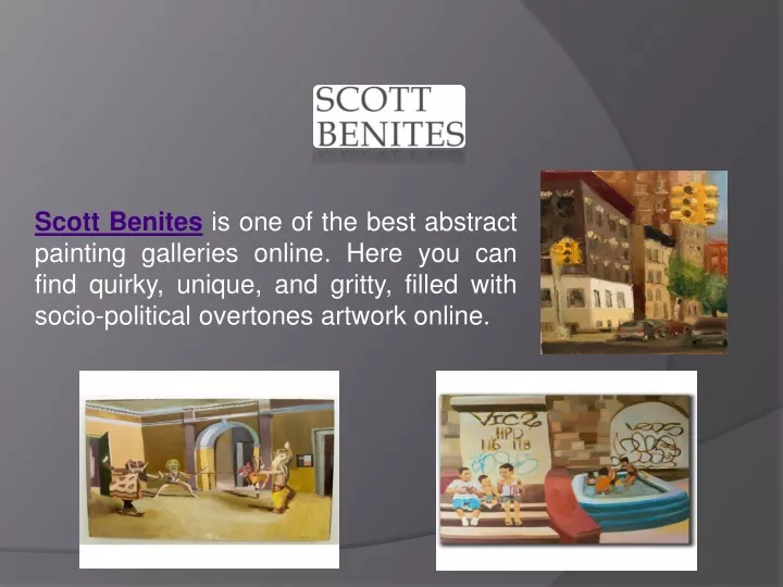 scott benites is one of the best abstract