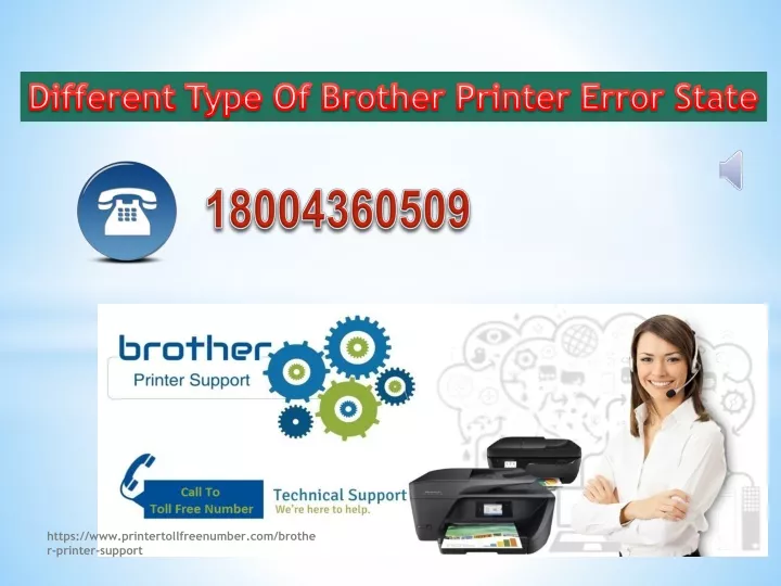 different type of brother printer error state