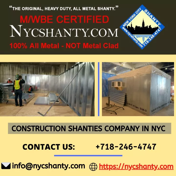 construction shanties company in nyc
