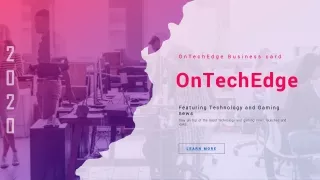 OnTechEdge Business Card