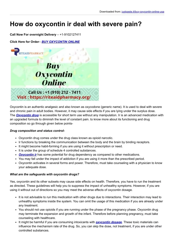 downloaded from justpaste it buy oxycontin online