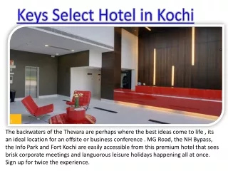 Book Keys Select Hotel in Kochi (Cochin): Best Hotels in Kochi - Keys Hotels