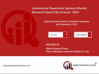 automotive powertrain systems market research