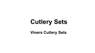 Viners Cutlery sets