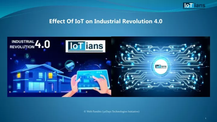 effect of iot on industrial revolution 4 0