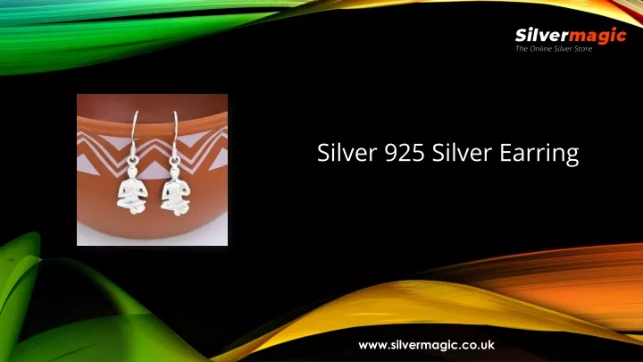 silver 925 silver earring