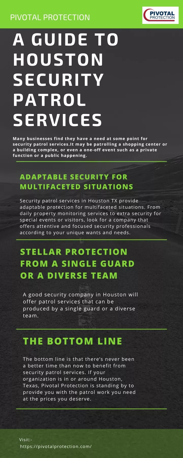 pivotal protection a guide to houston security