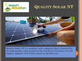 Are you finding one of the best solar companies in Darwin?