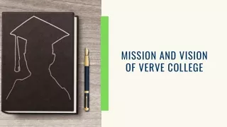 mission and vision of verve college