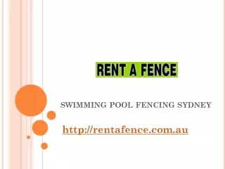 Swimming Pool Fencing Sydney
