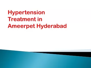 Blood Pressure Treatment Doctor in Ameerpet | Hypertension Treatment in Ameerpet