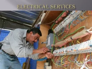 Electrical Services IN DUBAI