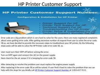 Hp Technical Support Service 1-855-617-9111