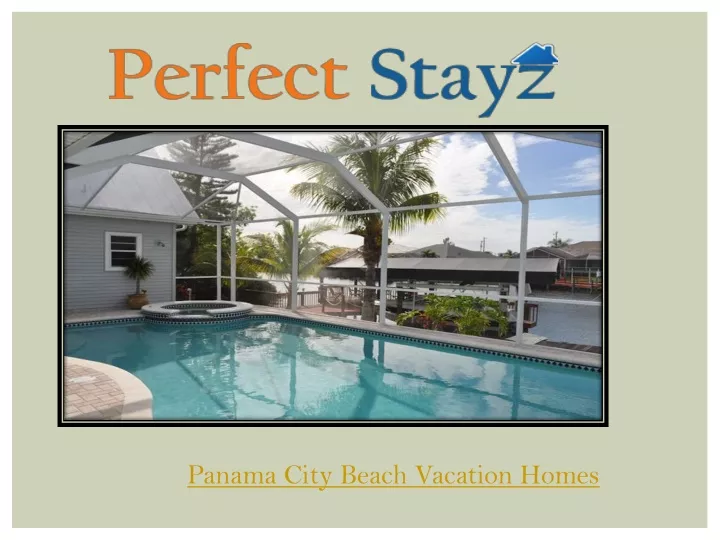 panama city beach vacation homes