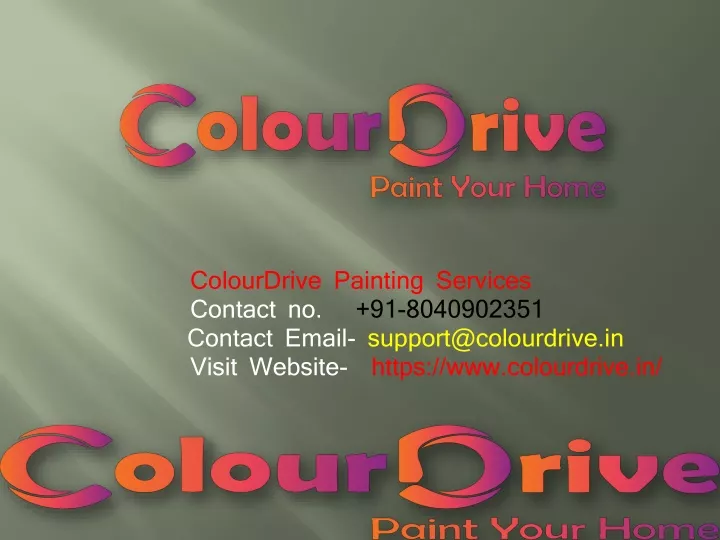 colourdrive painting services contact