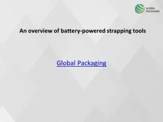 An overview of battery-powered strapping tools