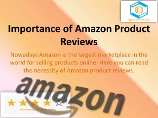 Importance of Amazon Product Reviews - Orphocommerce
