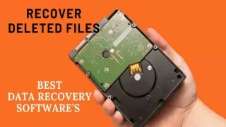5 best data recovery softwares to recover deleted files