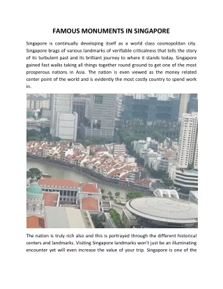 famous monuments in singapore