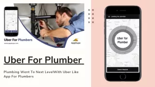 Grow your business with Uber for plumber app