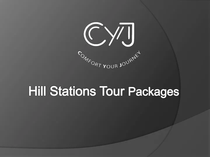 hill stations tour packages
