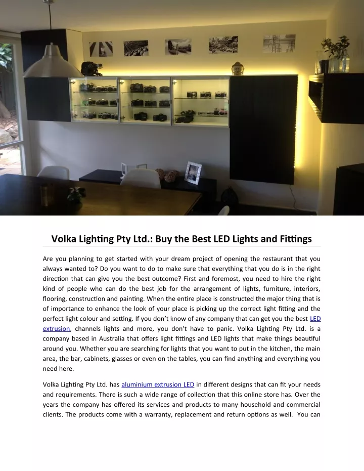 volka lighting pty ltd buy the best led lights