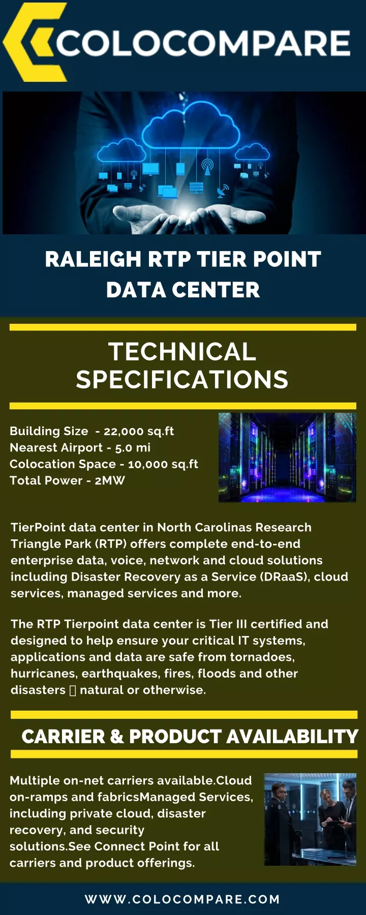 raleigh rtp tier point data center