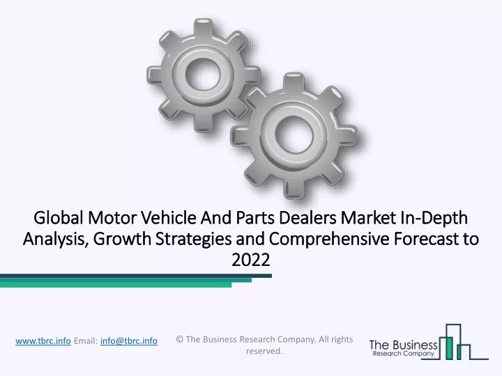 global motor vehicle and parts dealers market