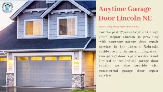 Garage Door Repair Lincoln NE