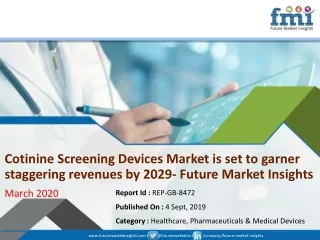 cotinine screening devices market