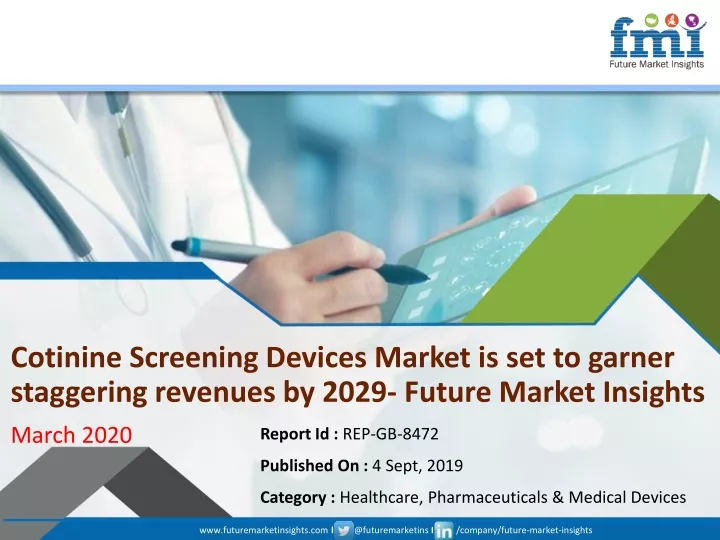 cotinine screening devices market